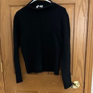 Classic Black Turtleneck Sweater